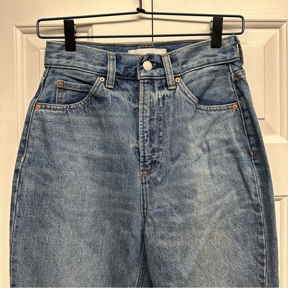Aritzia Denim Forum The Pin-Up Super High Straight Size 26 - Picture 3 of 13